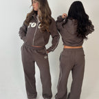 Straight Leg Sweatpants - Mocha